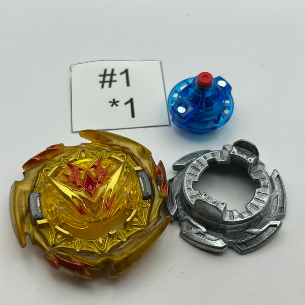 TAKARA TOMY Destruction/ Dynamite Belial Legacy Metal Xtreme  (Gold Ver.) Burst DB Beyblade B-190 [USED]