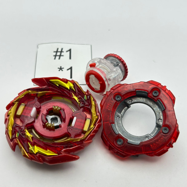 TAKARA TOMY Master Spriggan Sting Zone+X' Burst Beyblade B-155 [USED]