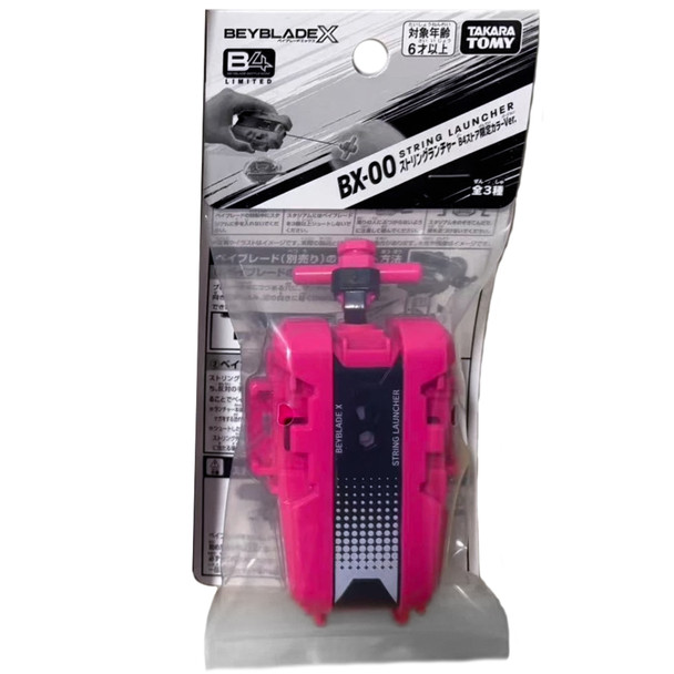 TAKARA TOMY Beyblade X String Launcher BX-00 (B4 Pink Version)