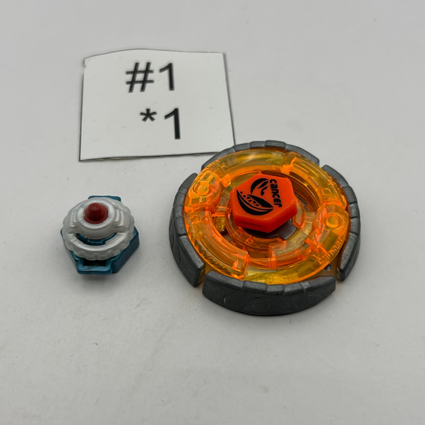 TAKARA TOMY Earth Cancer 90RS Beyblade Metal Fight / Metal Masters BB-96 [USED]