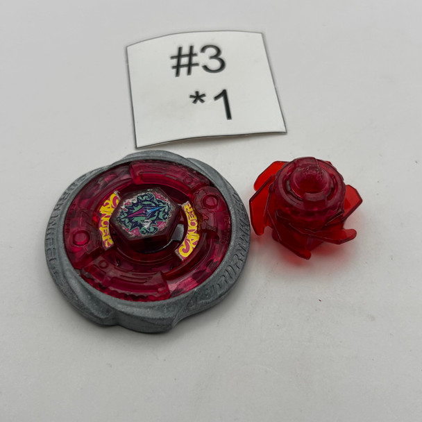 TAKARA TOMY Burn Cancer / Gasher Beyblade Metal Fight / Metal Fusion BB-55 [USED]