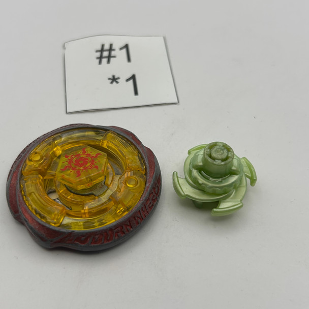 TAKARA TOMY Burn Cancer T125EDS Beyblade Metal Fight / Metal Masters BB-96 [USED]