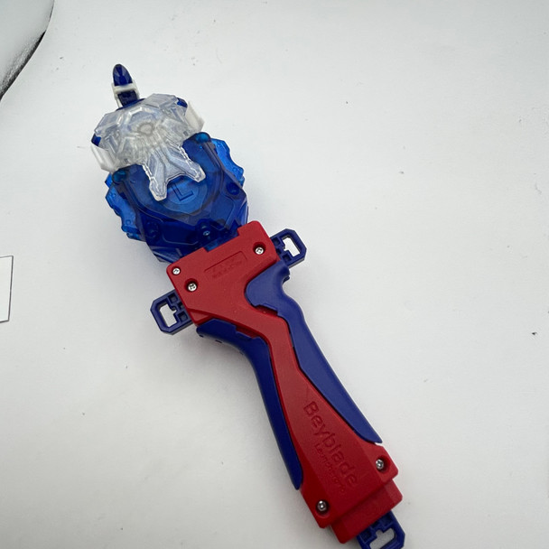 TAKARA TOMY Custom BeyLauncher B-187 #9 LR Beyblade Burst Dynamite String Launcher B-184 #1 [USED]