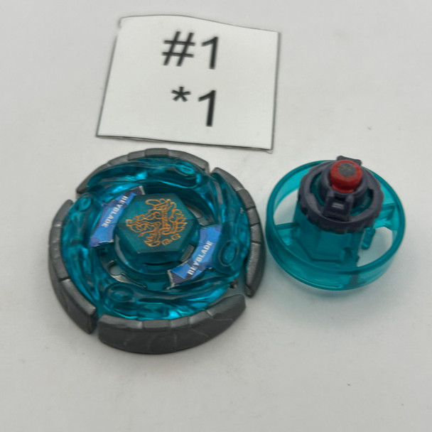 TAKARA TOMY Earth Aquario SR200CS Beyblade Metal Fight / Metal Masters BB-86 Custom Combo [USED]