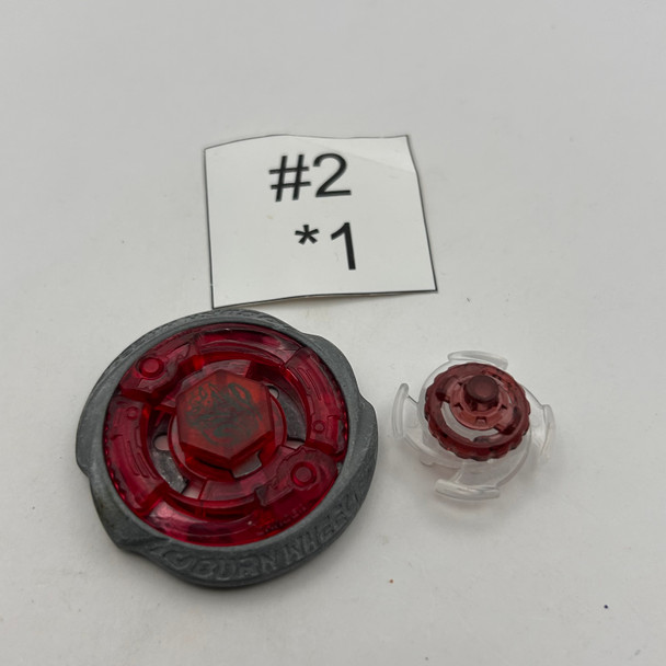 TAKARA TOMY Burn Cancer / Gasher T125WF Beyblade Metal Fight / Metal Fusion BB-55 [USED]