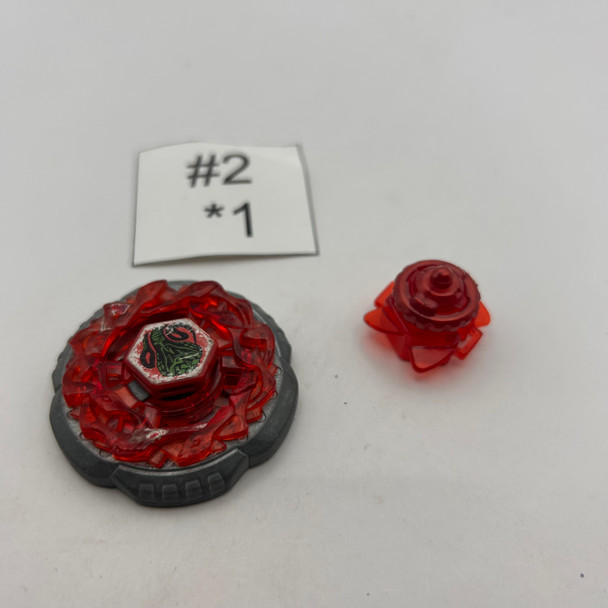TAKARA TOMY Rock Serpent DF125SF Beyblade Metal Fight / Metal Masters BB-82 07 Custom Combo[USED]