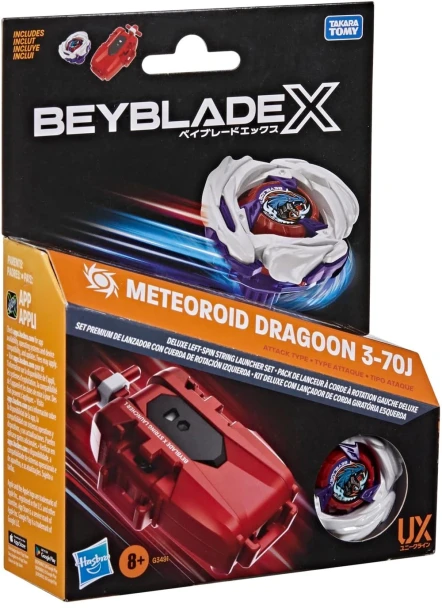 HASBRO Meteoroid / Meteor Dragoon 3-70J Beyblade X Starter UX-17
