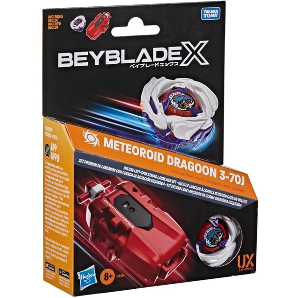 HASBRO Meteoroid / Meteor Dragoon 3-70J Beyblade X Starter UX-17