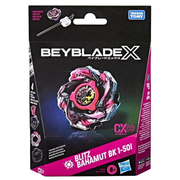 HASBRO Beyblade X Starter Blitz Bahamut BK 1-50I G4572 /  CX-13