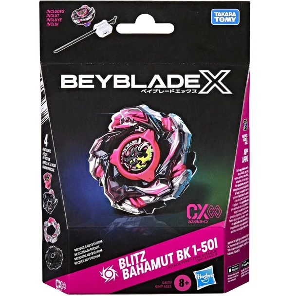 HASBRO Beyblade X Starter Blitz Bahamut BK 1-50I G4572 /  CX-13