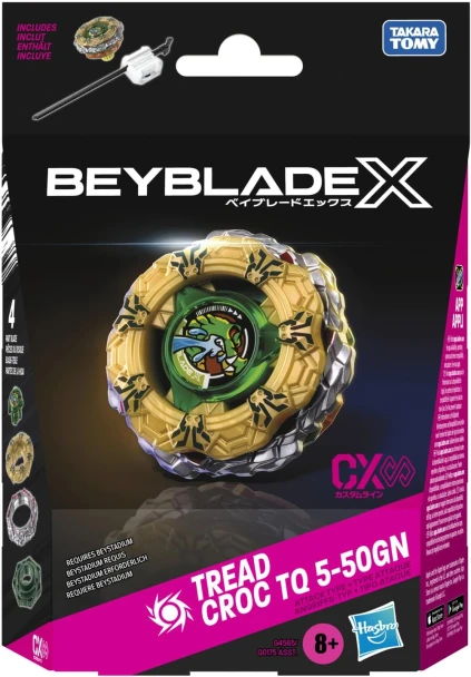 HASBRO Beyblade X Starter Tread Croco TQ5-50GN G4565 /  CX-19