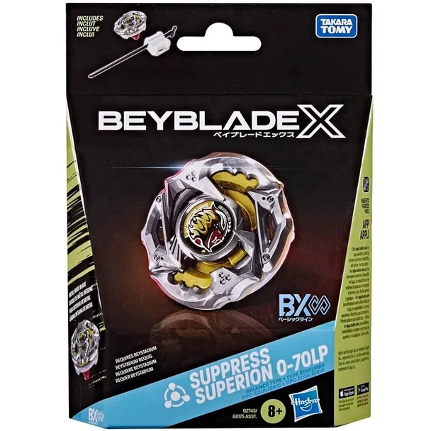HASBRO Sieg Suppress Superion 0-70LP Beyblade X Starter G2745