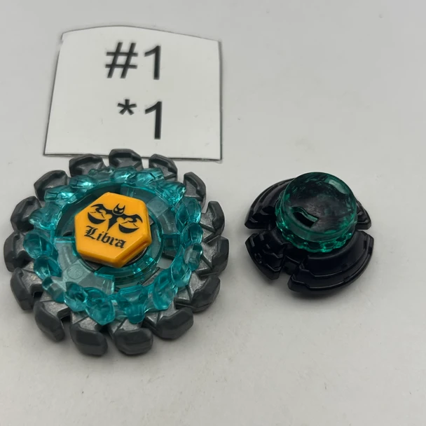 TAKARA TOMY Poison Aries Hybrid Wheel Custom Set Stamina & Defense Type Beyblade Metal Fight / Metal Fusion BB-57 [USED]