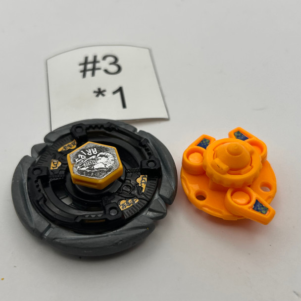 TAKARA TOMY Flame Libra C145S Hybrid Wheel Custom Set Stamina & Defense Type Beyblade Metal Fight / Metal Fusion BB-57 [USED]