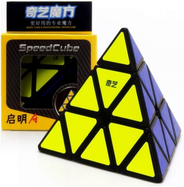 3x3 Pyramid / Pyraminx Speed Cube Magic Twist 3D Puzzle Brain Teaser 