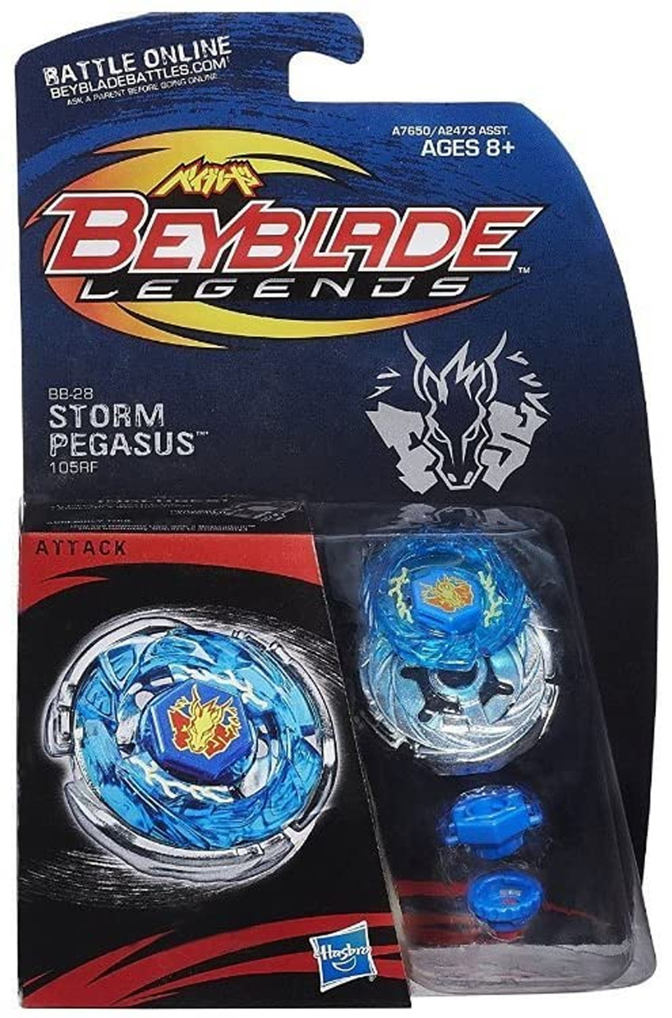 Takara Tomy Storm Pegasis Pegasus 105rf Metal Fusion Beyblade Starter W Launcher Bb 28 4096