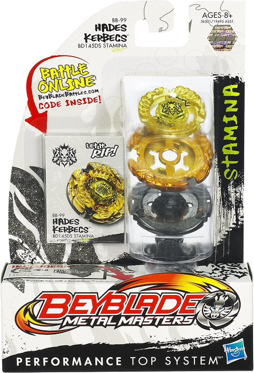 ベイブレード HELL KERBEC BD145DS HASBRO Hell / Hades Kerbecs BD145DS Metal Masters Beyblade BB-99
