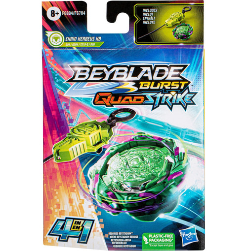 HASBRO Chain Kerbeus K8 Burst DB QuadStrike Beyblade F6804