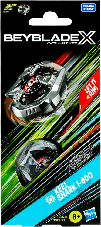HASBRO Keel Shark Edge 1-60Q Beyblade X Booster - BeysAndBricks