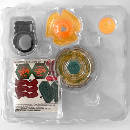 TAKARA TOMY Nightmare Rex SW145SD Metal Masters Beyblade