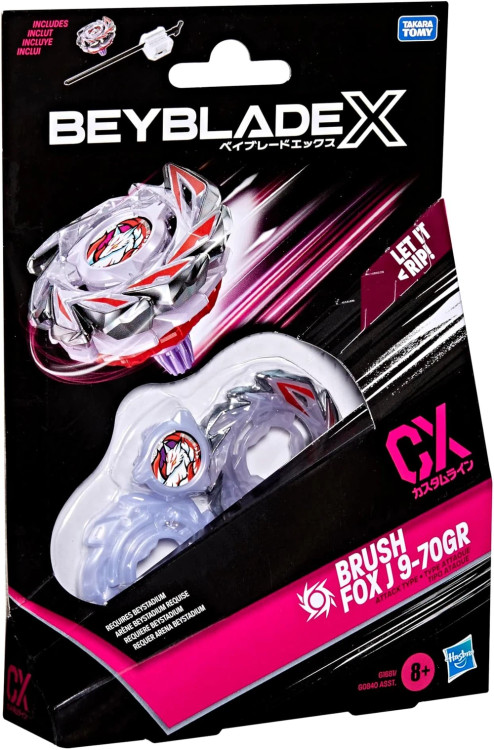 イーグル HASBRO Brush Fox J 9-70GR Beyblade X Starter G1681 / CX-06