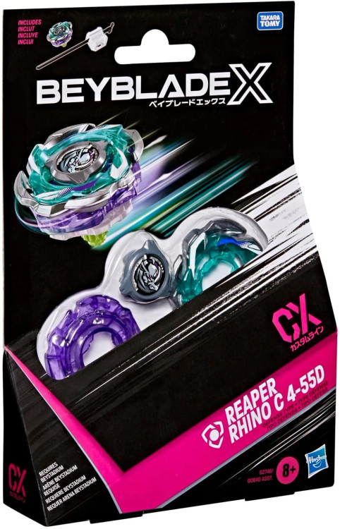 ペドリ XL HASBRO Beyblade X Reaper Rhino C4-55D G2746 / CX-05-02 - BeysAndBricks