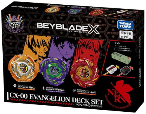 TAKARA TOMY Beyblade X Evangelion Deck Set CX-00 - BeysAndBricks