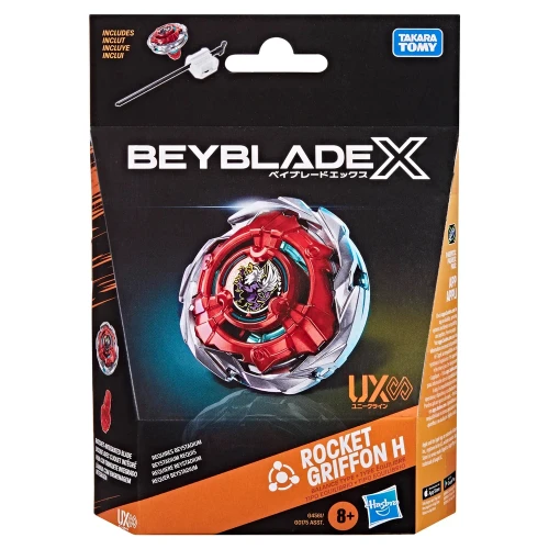 HASBRO Rocket Bullet Griffon H Beyblade X Starter UX-19