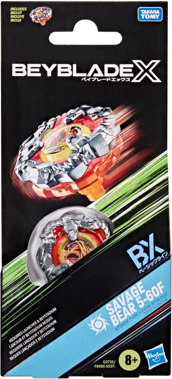BLASTRACH MASSIVE MARKERビンディング&G3シールセット HASBRO Savage Bear Scratch 5-60F Beyblade X Booster G2735 / BX-37