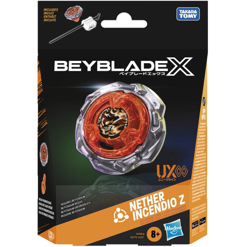 HASBRO Hells Nether Incendio Z Beyblade X Starter G4564 / UX-21
