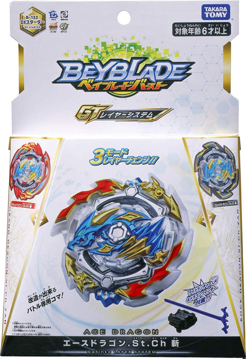 TAKARA TOMY Ace Dragon .St.Ch Beyblade Burst GT Starter w