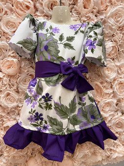 Purple Filipiniana Dress