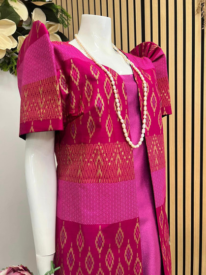 Premium Batik Long Blazer