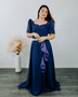 Damson Filipiniana Gown