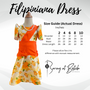 Yellow Filipiniana Dress (Sold Out)