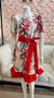 Women's Floral Filipiniana Dress