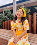 Yellow Balintawak Dress