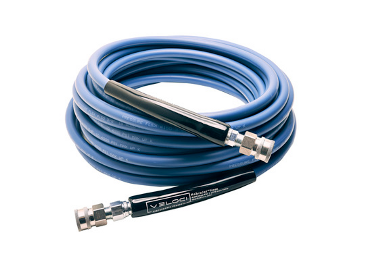 MTM Hydro KobraJet Smooth Blue 4,000 PSI Pressure Washer Hose w/ SS  Couplers - ESOTERIC Car Care