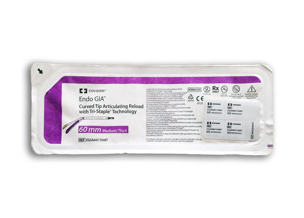 Covidien EGIA60CTAMT - Endo GIA Curved Articulating Medium/Thick