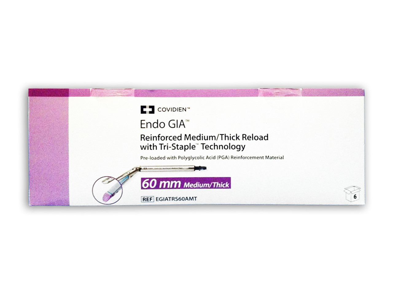 Covidien EGIATRS60AMT - Endo GIA Reinforced Medium/Thick Tri
