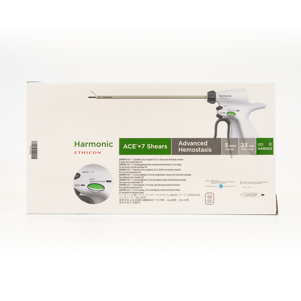 Ethicon HARH23 - HARMONIC ACE®+7 Shears with Advanced Hemostasis