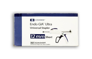 Covidien EGIAUSHORT - Endo Gia Ultra Universal Short Single Use Tri-Staple Stapler 12.0mm - Each Covidien EGIAUSHORT - Endo Gia Ultra Universal Short Single Use Tri-Staple Stapler 12.0mm - Each