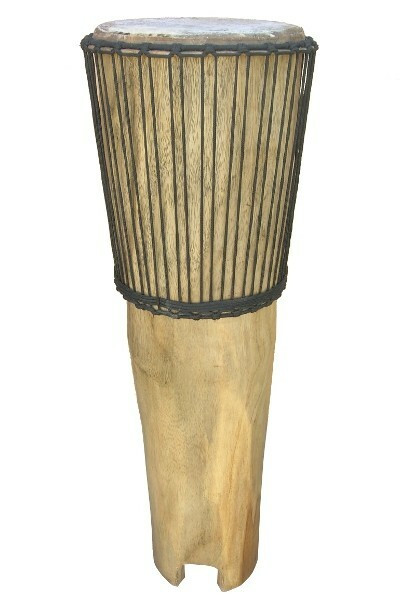 Classical Heartwood Ngoma Drum - 13x42 - Ashiko Style - Djembe Direct