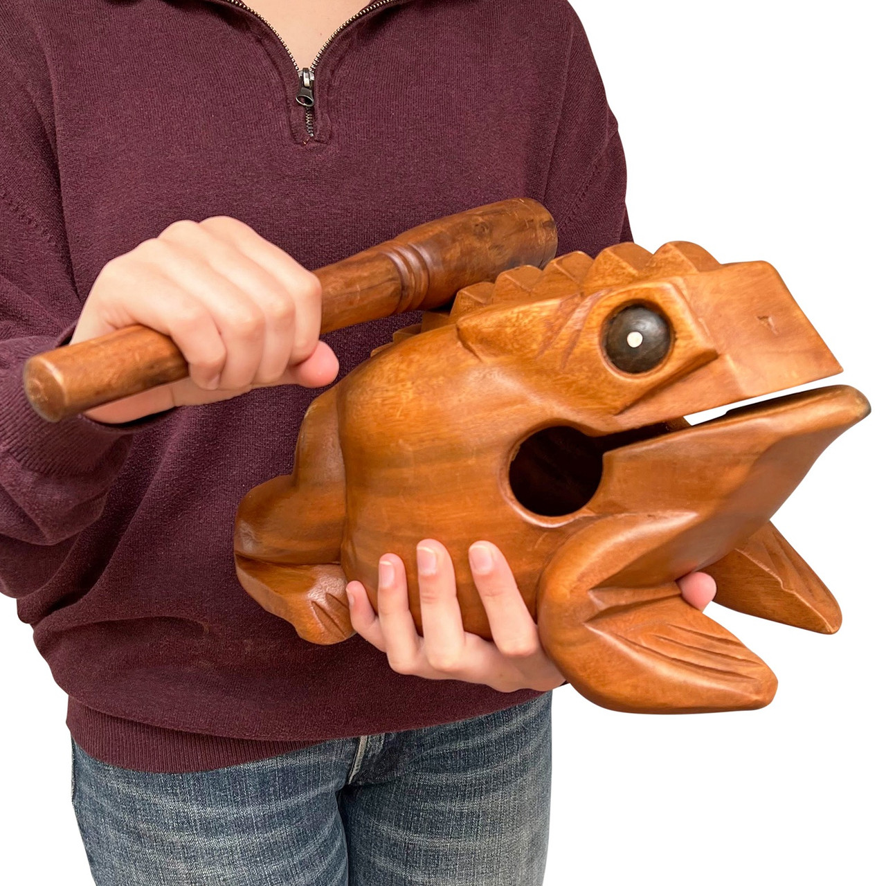 The wooden clearance frog