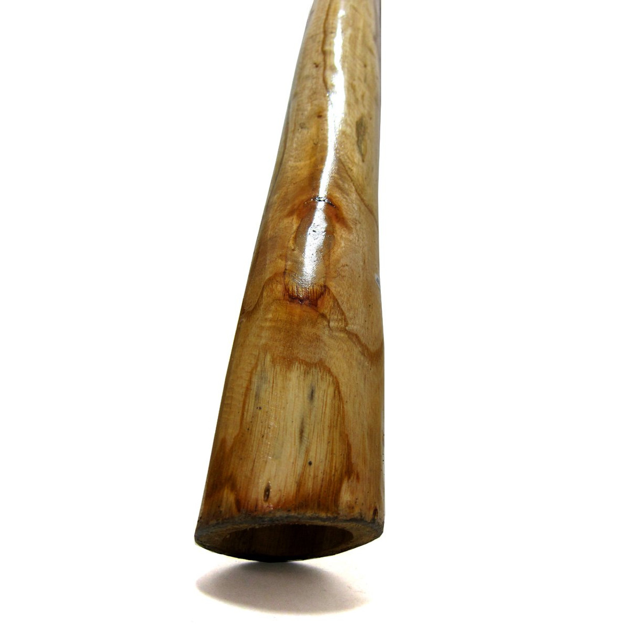 Eucalyptus Yellowbox Didgeridoo, Beeswax Mouthpiece 52" Long Hand Finished Key of CE