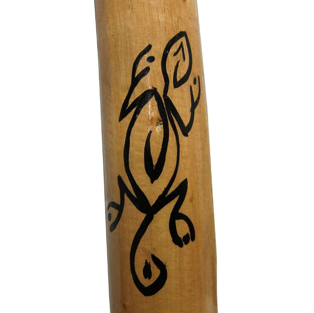 Eucalyptus Yellowbox Didgeridoo, Beeswax Mouthpiece 52" Long Hand Finished Key of CE