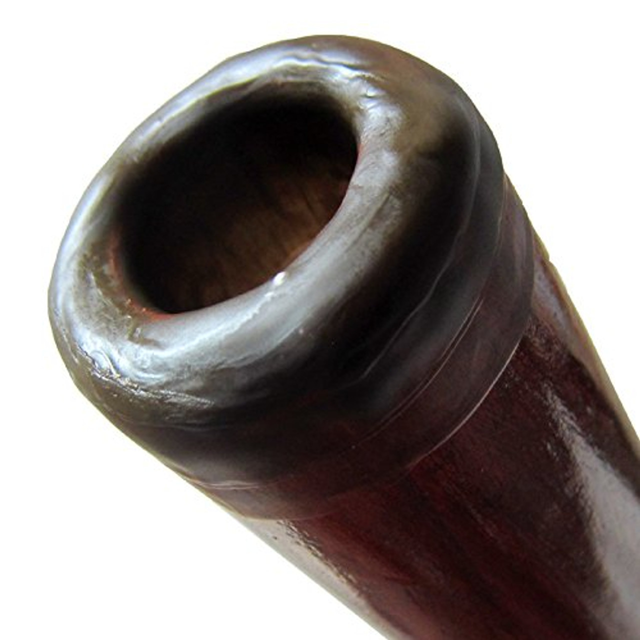 Eucalyptus Yellowbox Didgeridoo, Beeswax Mouthpiece 52" Long Hand Finished Key of CE