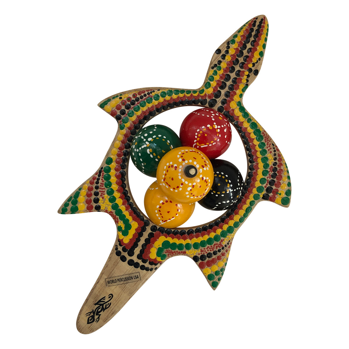 Lizard Ball Rattle - Djembe Direct
