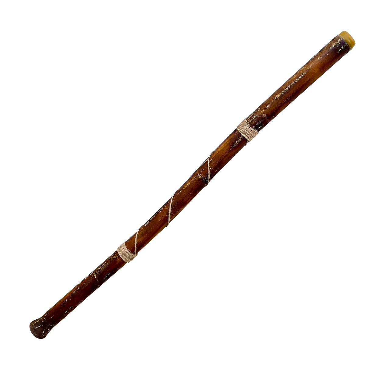 Hand-fired Modern Didgeridoo - Beeswax Mouthpiece - Easy Player! - Key of D