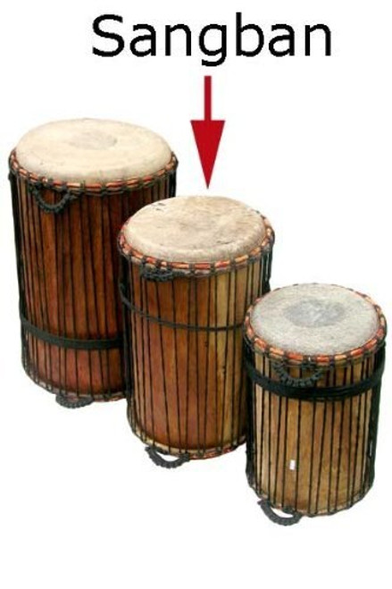 Classic Heartwood Sangban Dunun Drum - 12 X 24 Classic Heartwood Sangban Dunun Drum - 12 X 24